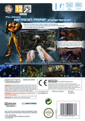 Metroid Prime - Trilogy box cover back
